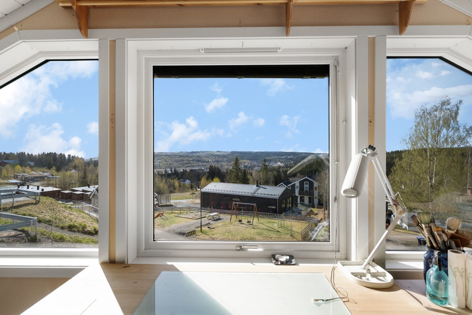 Flott utsikt fra 2. etasje Galleribilde