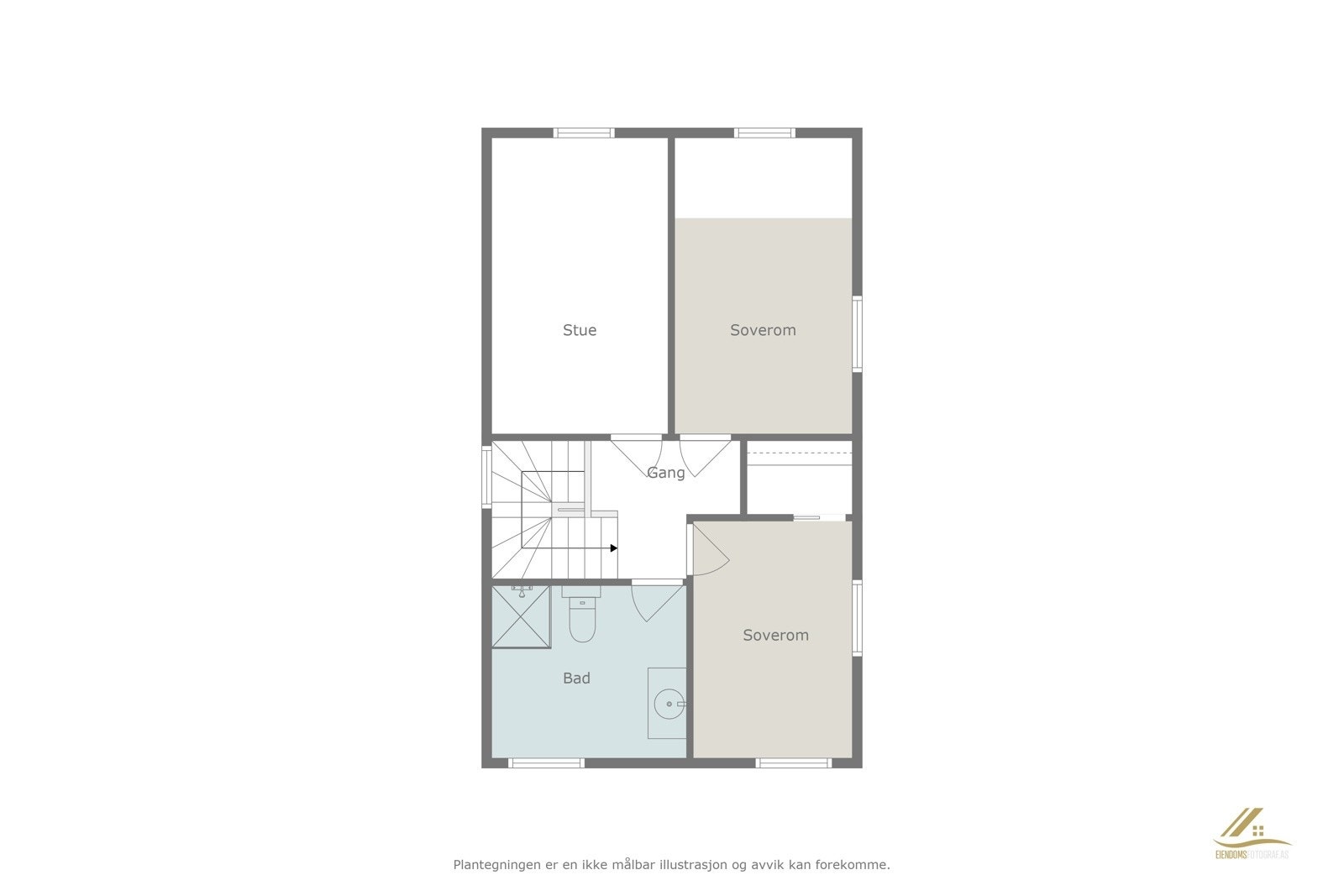 Plantegning 2. etg. Galleribilde