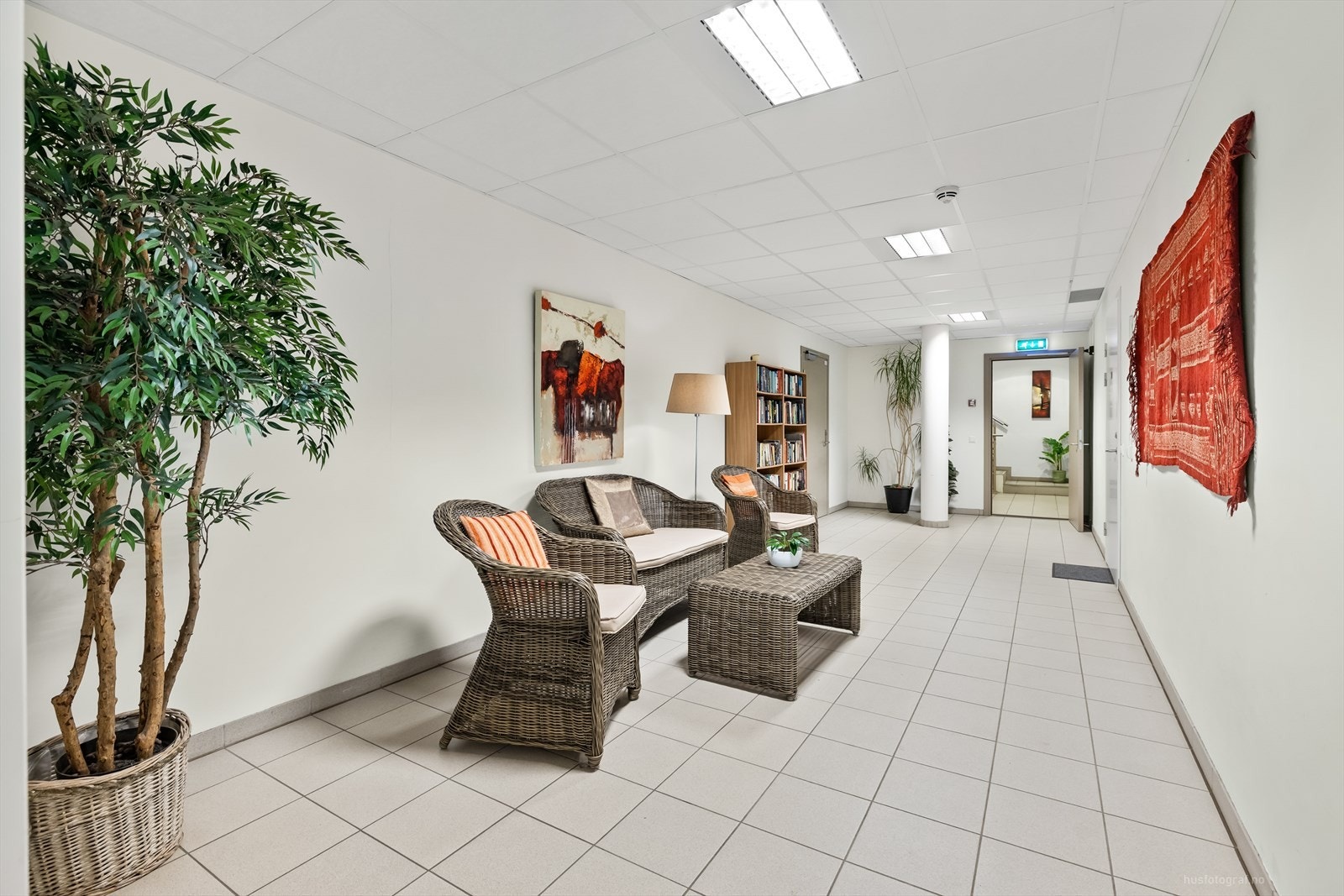 Felles hyggelig inngangsparti. Et velordnet borettslag! Galleribilde