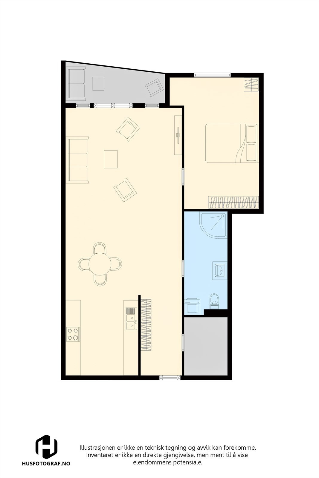 Plantegning 2.etasje. Galleribilde