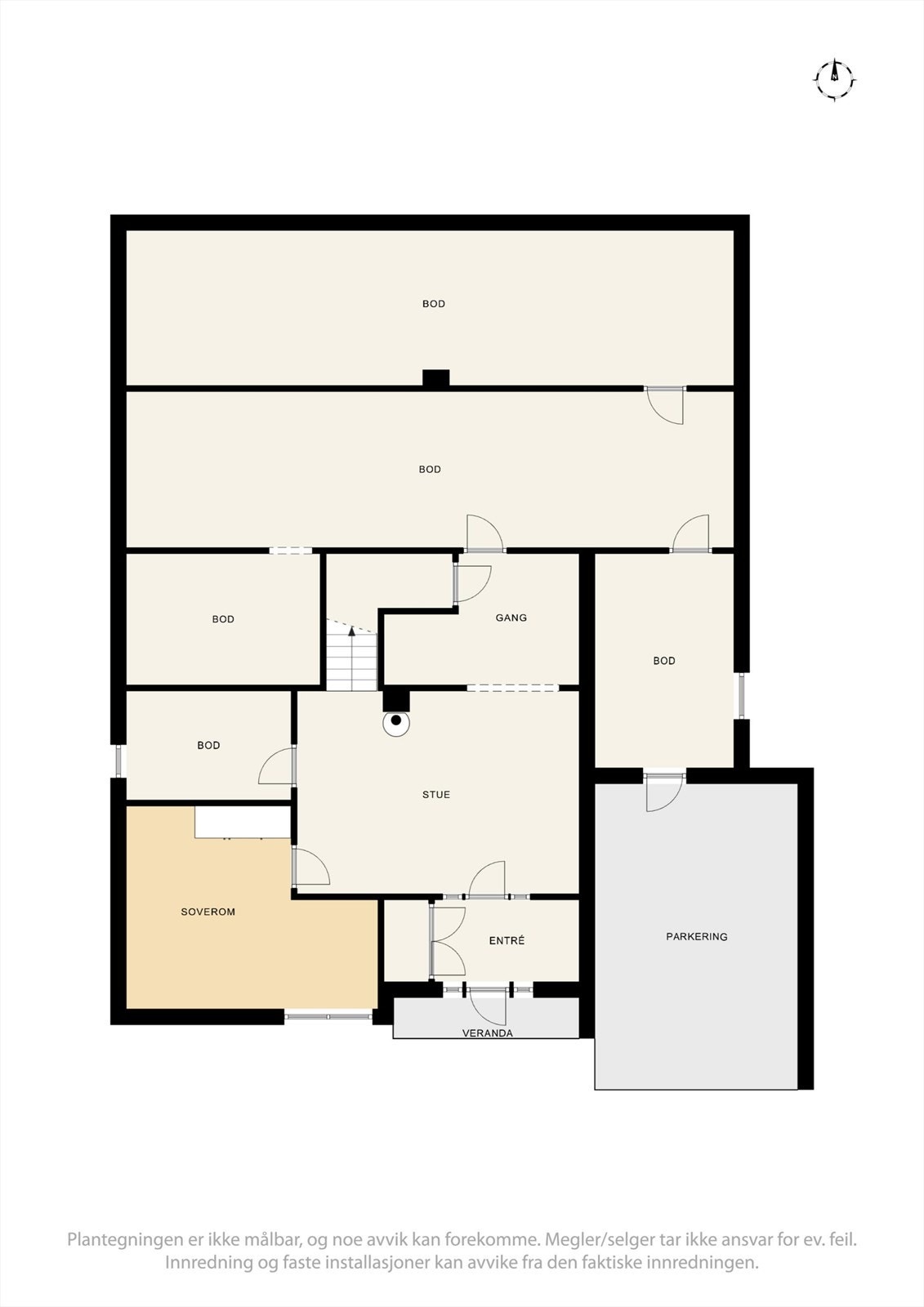 Plantegning | Underetasje Galleribilde