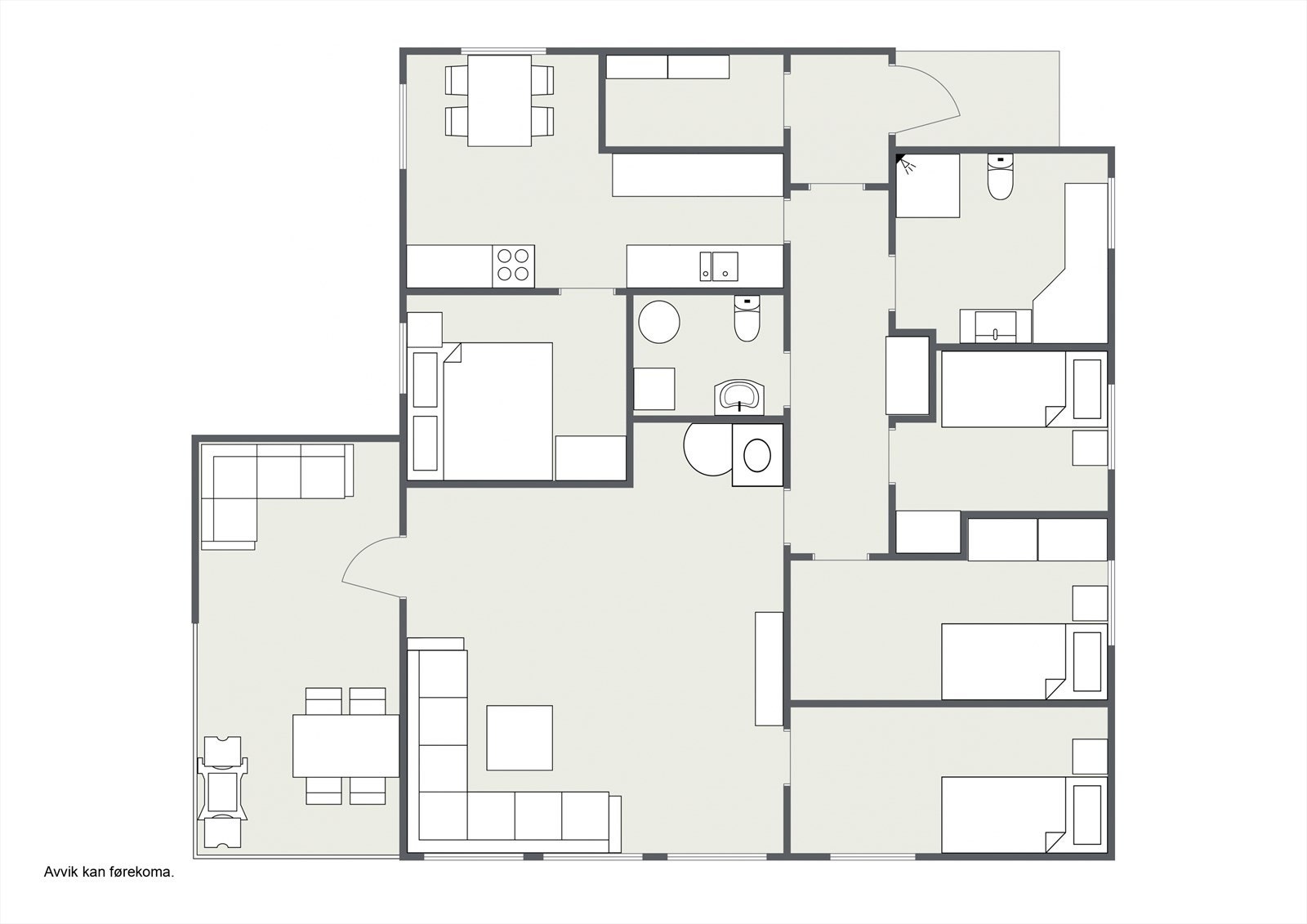 Planteikning 2D 1.etg. Galleribilde