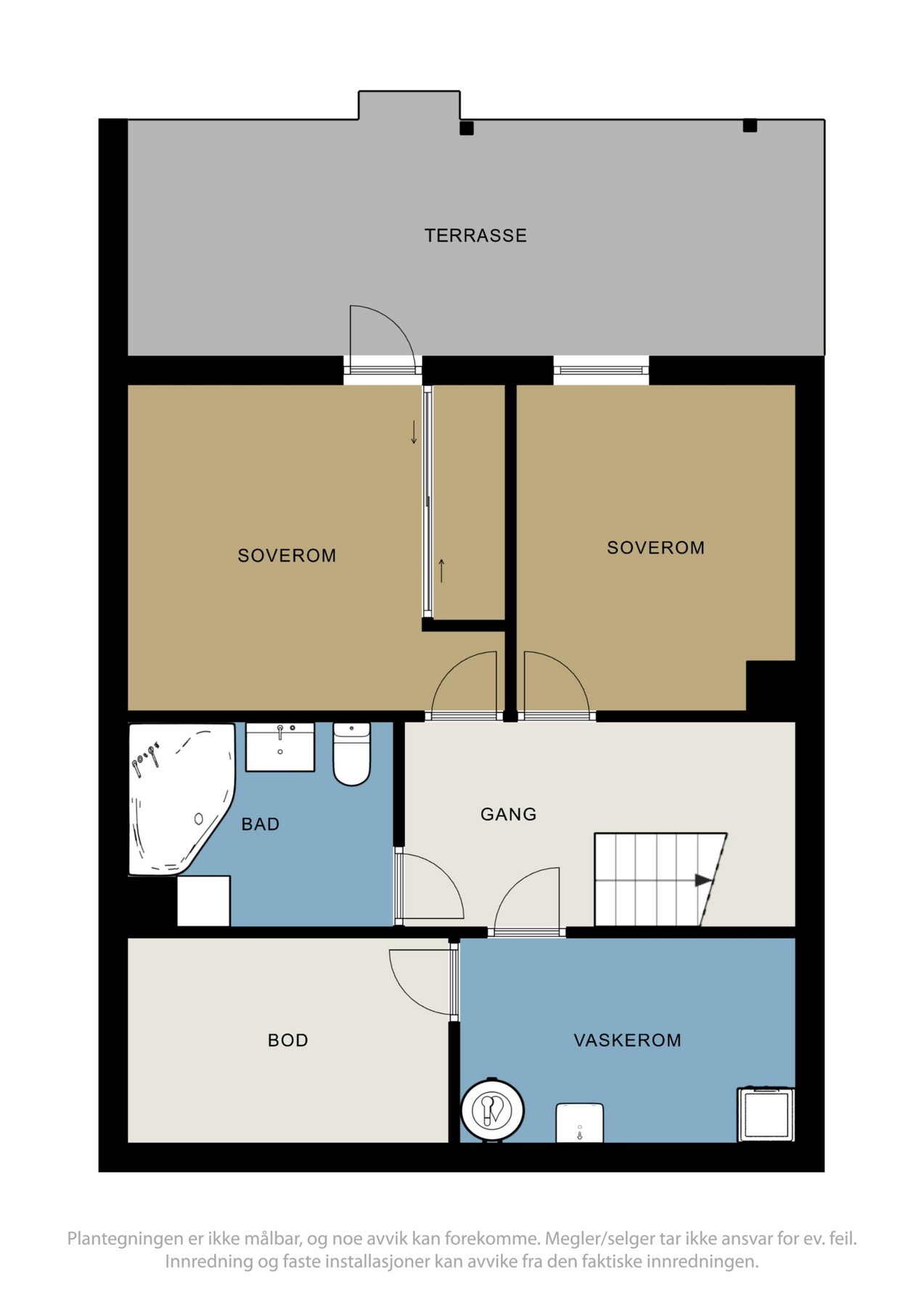 Plantegning sokkeletasje Galleribilde