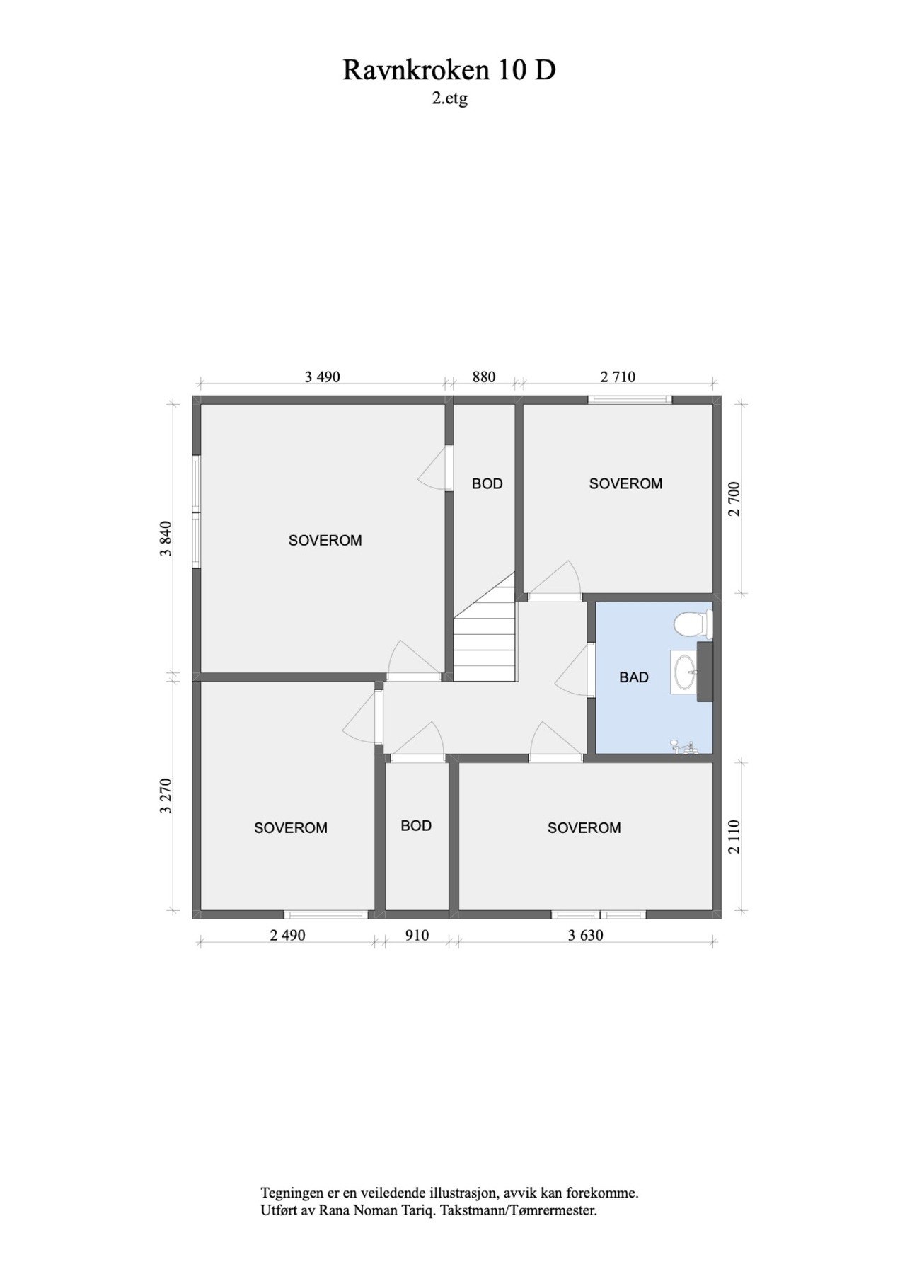 Planskisse Galleribilde