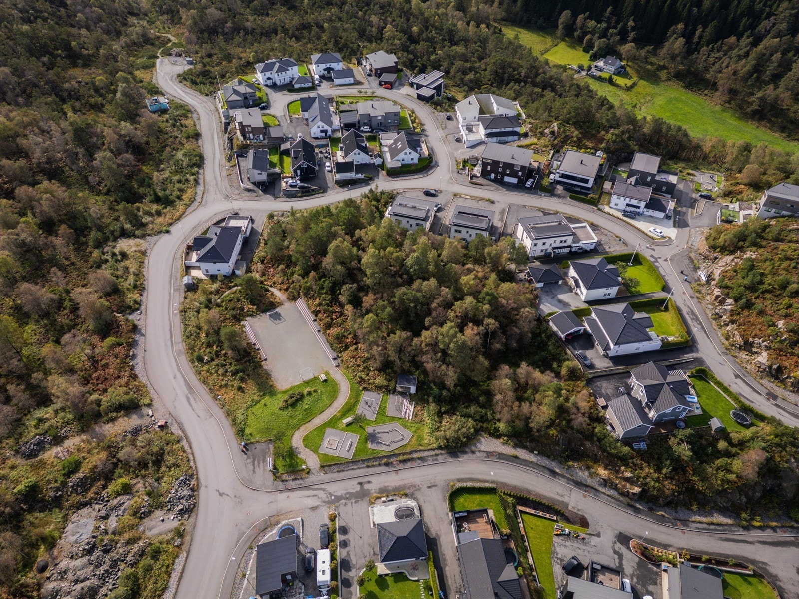 Ønsker man å besikte tomten kan det gjøres når som helst på egenhånd. Galleribilde