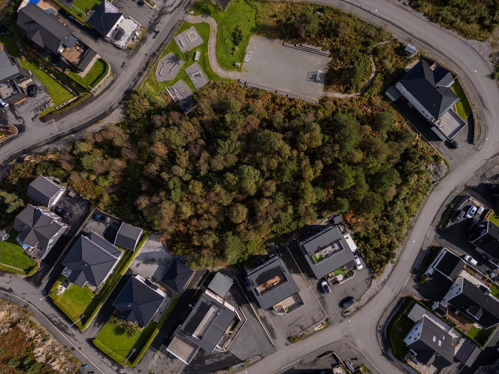 Oversiktsbilde av nærområdet. Galleribilde