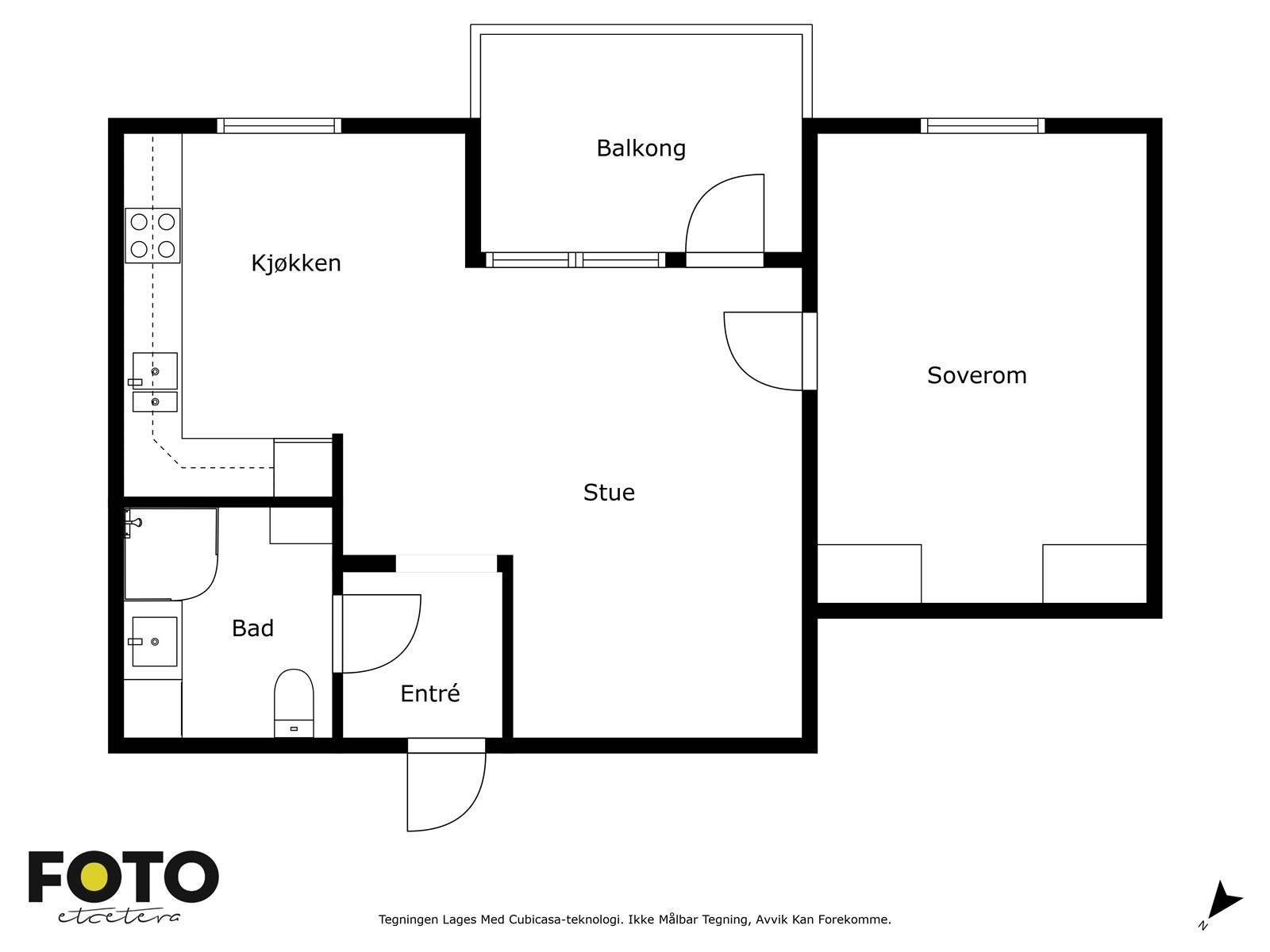 Veiledende planskisse 4. etasje. Ikke målbar Galleribilde