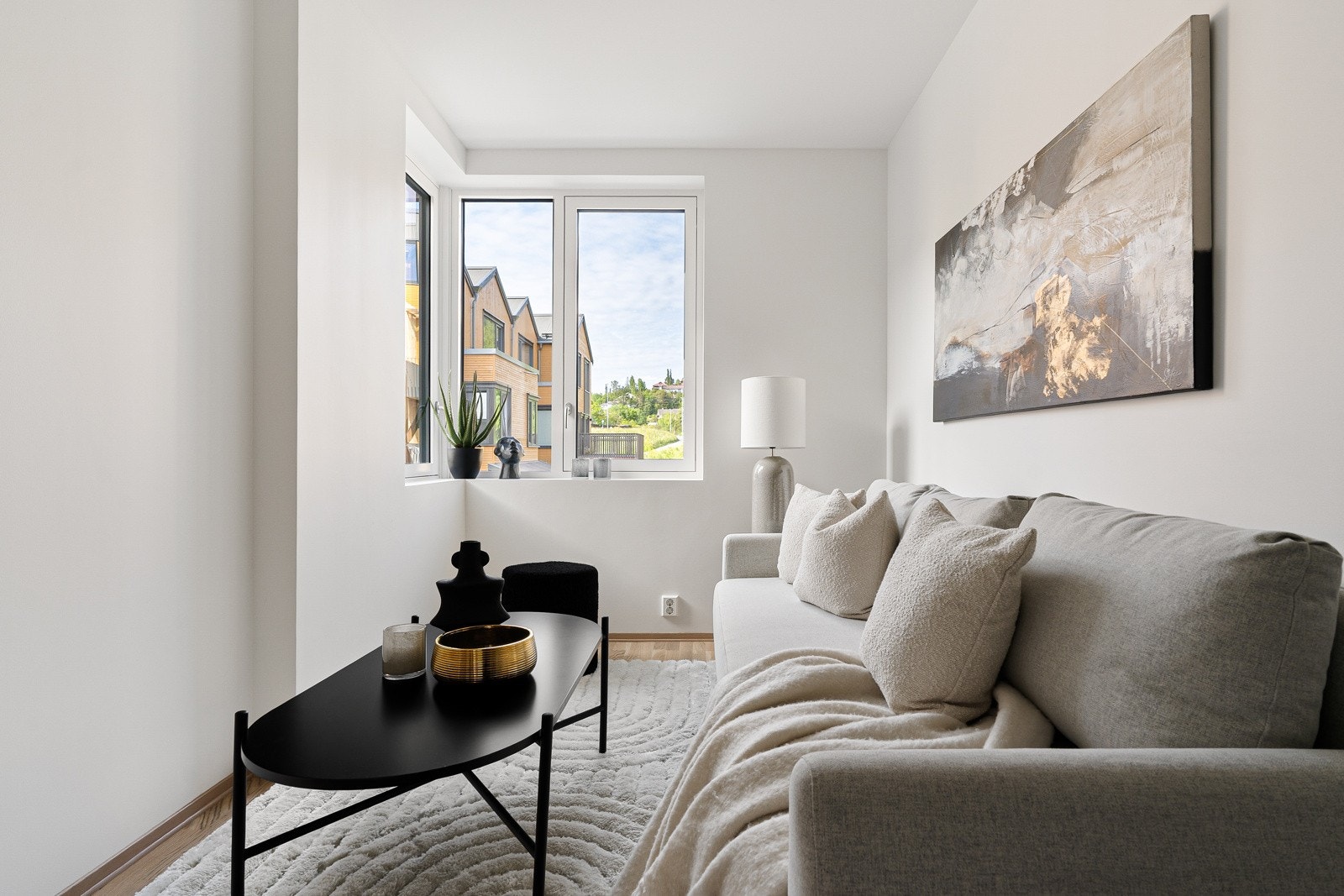 Det nest største soverommet er på 8,9 kvm. og vender mot nordøst. Galleribilde