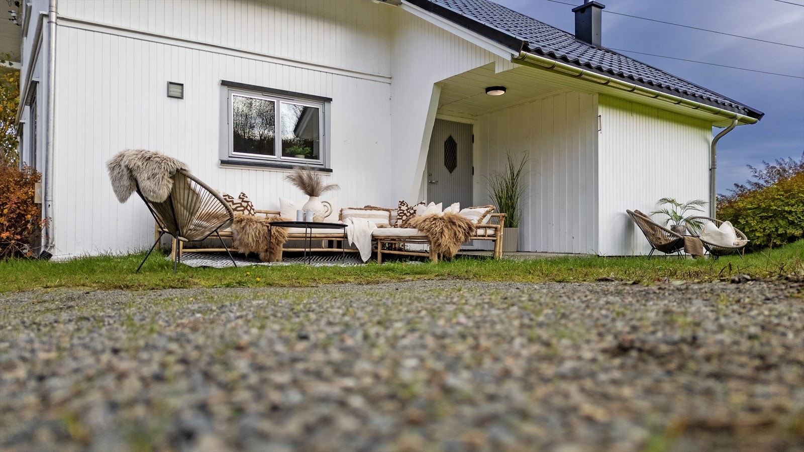 Overbygget inngangsparti. Galleribilde