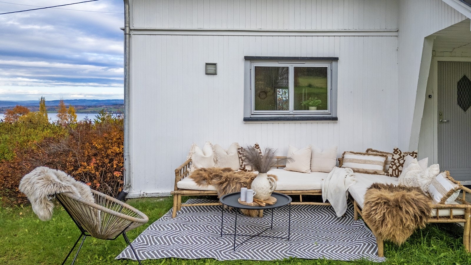 God stemning utendørs. Galleribilde