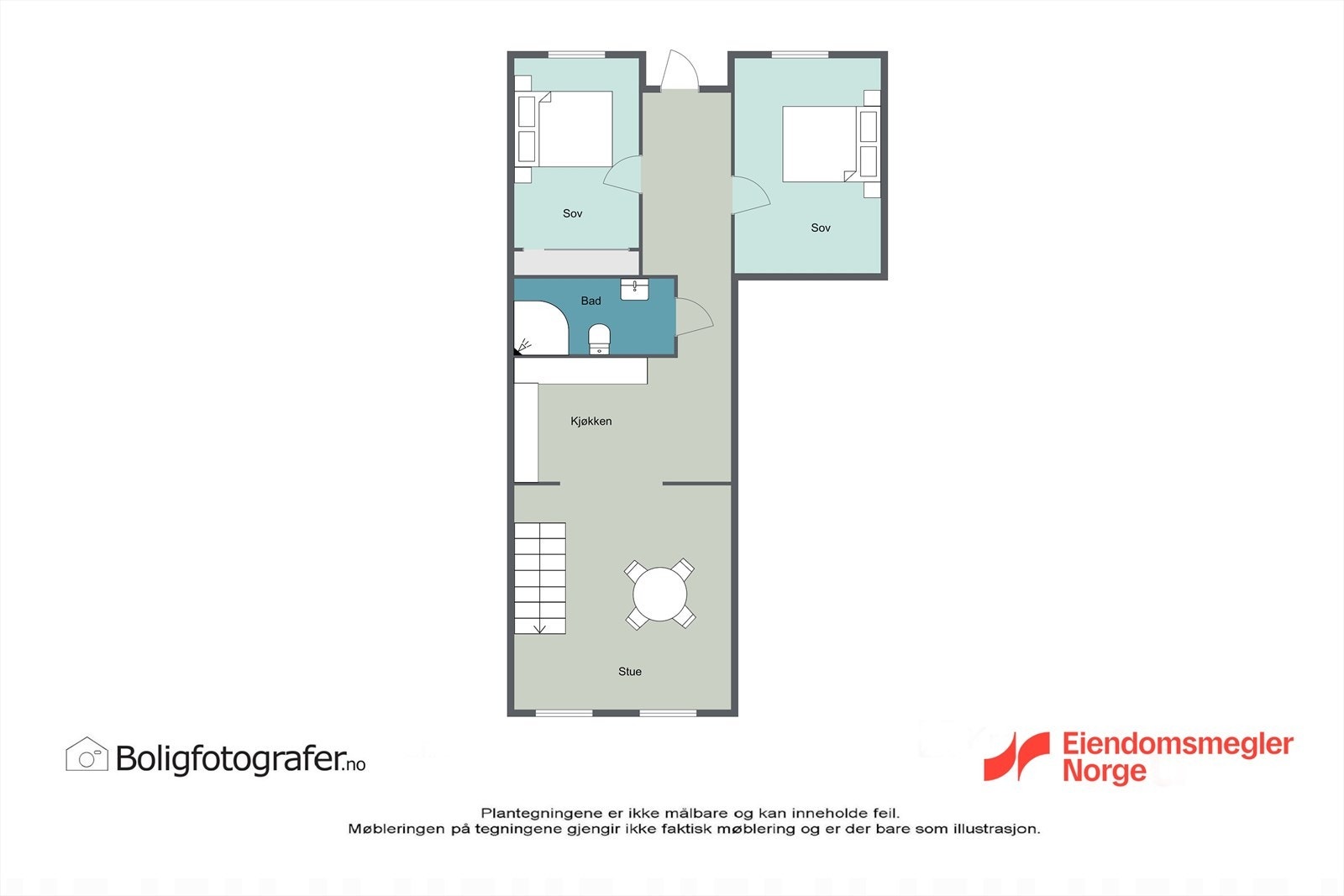 Planløsning 1. etasje Galleribilde
