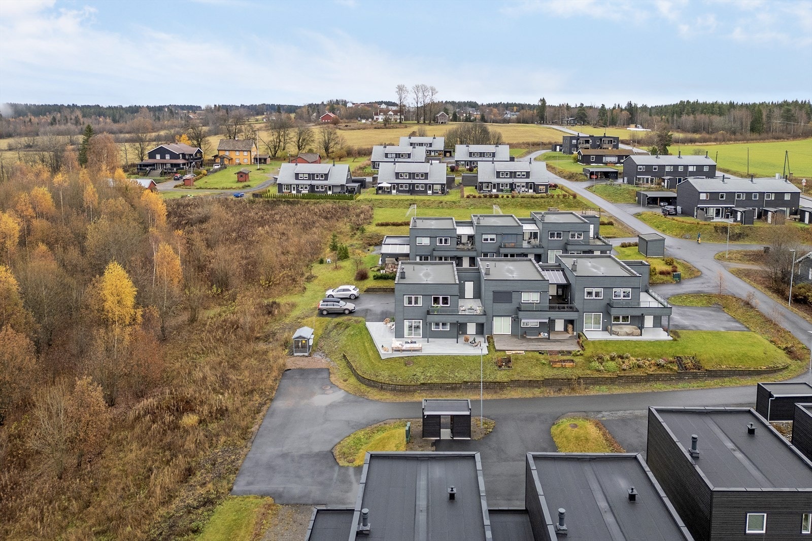 Flott boligområde med nærhet til tur- og rekreasjonsmuligheter. Galleribilde