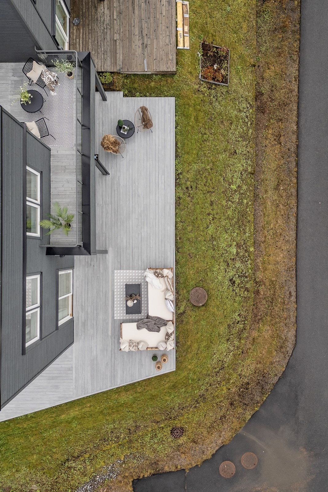 Pent opparbeidet uteområde. Galleribilde