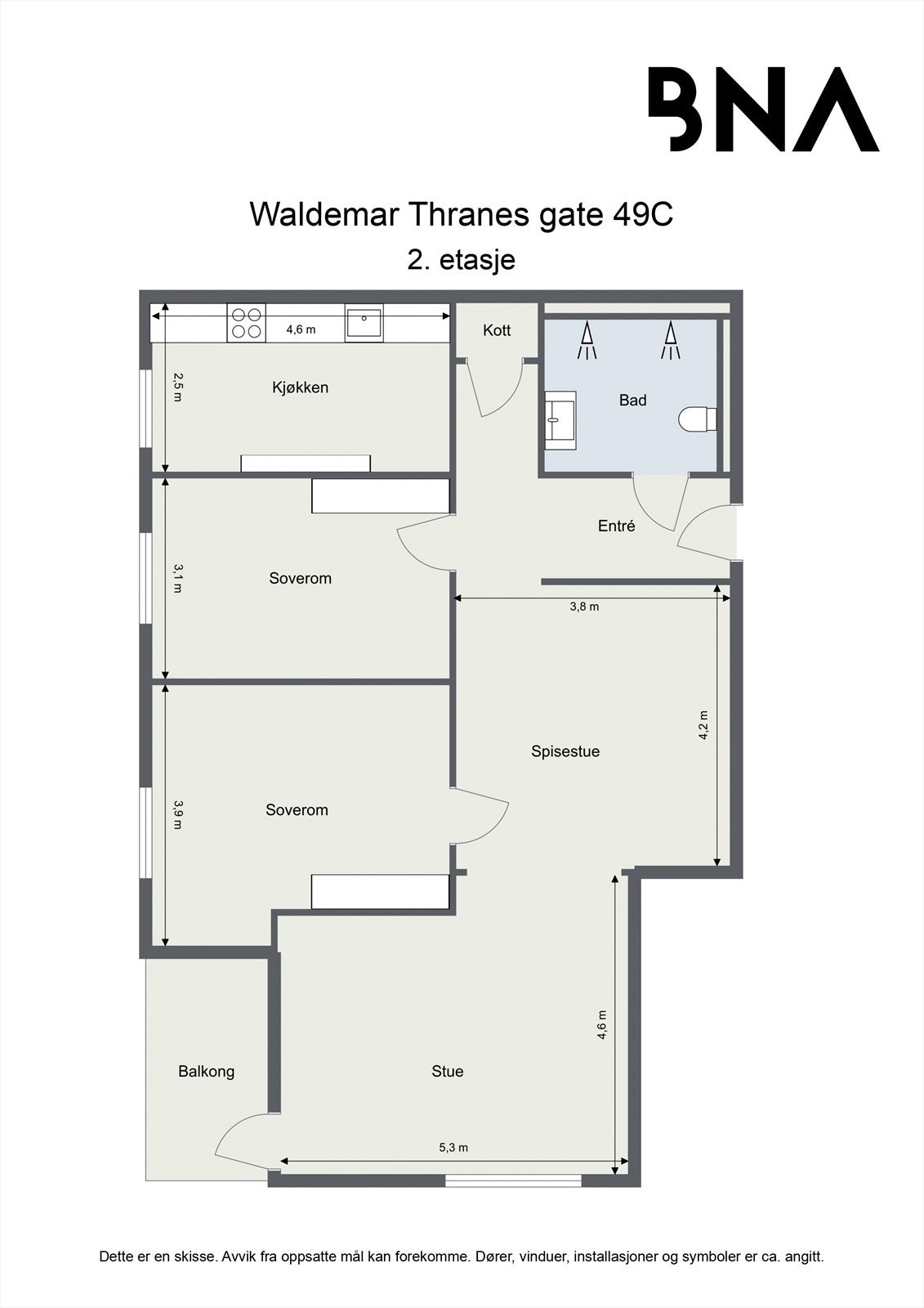 Plantegning Galleribilde