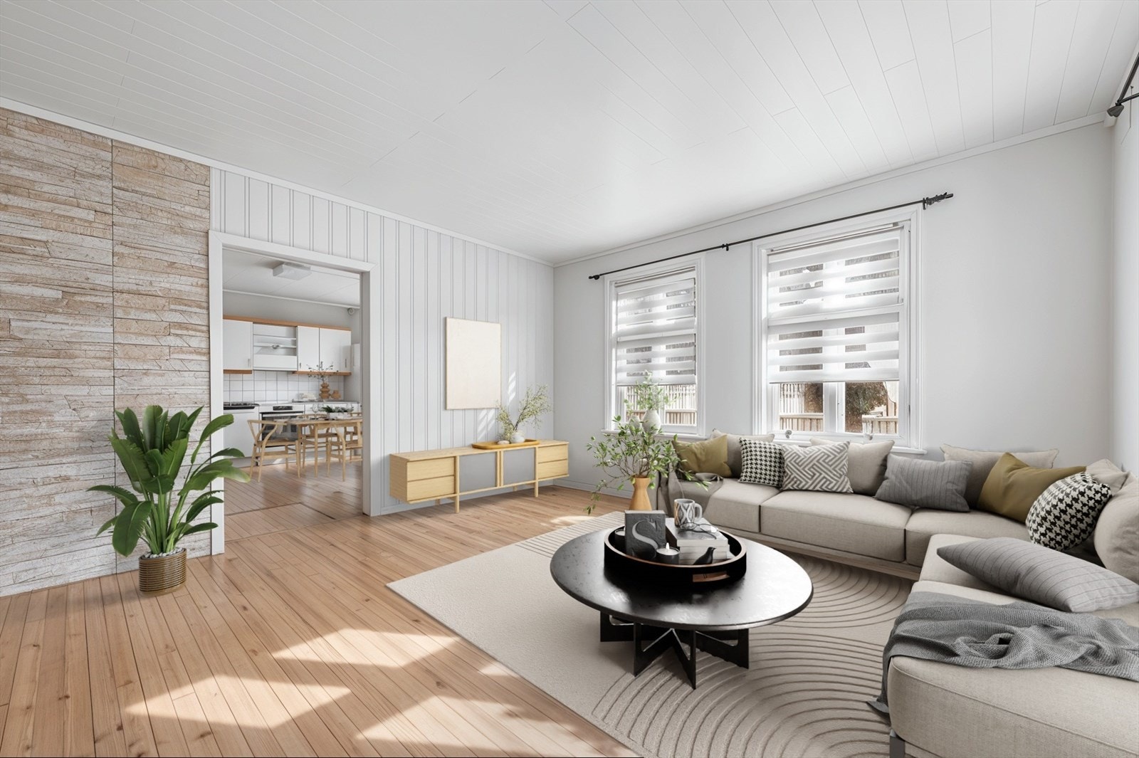 Stue - digitalt stylet Galleribilde