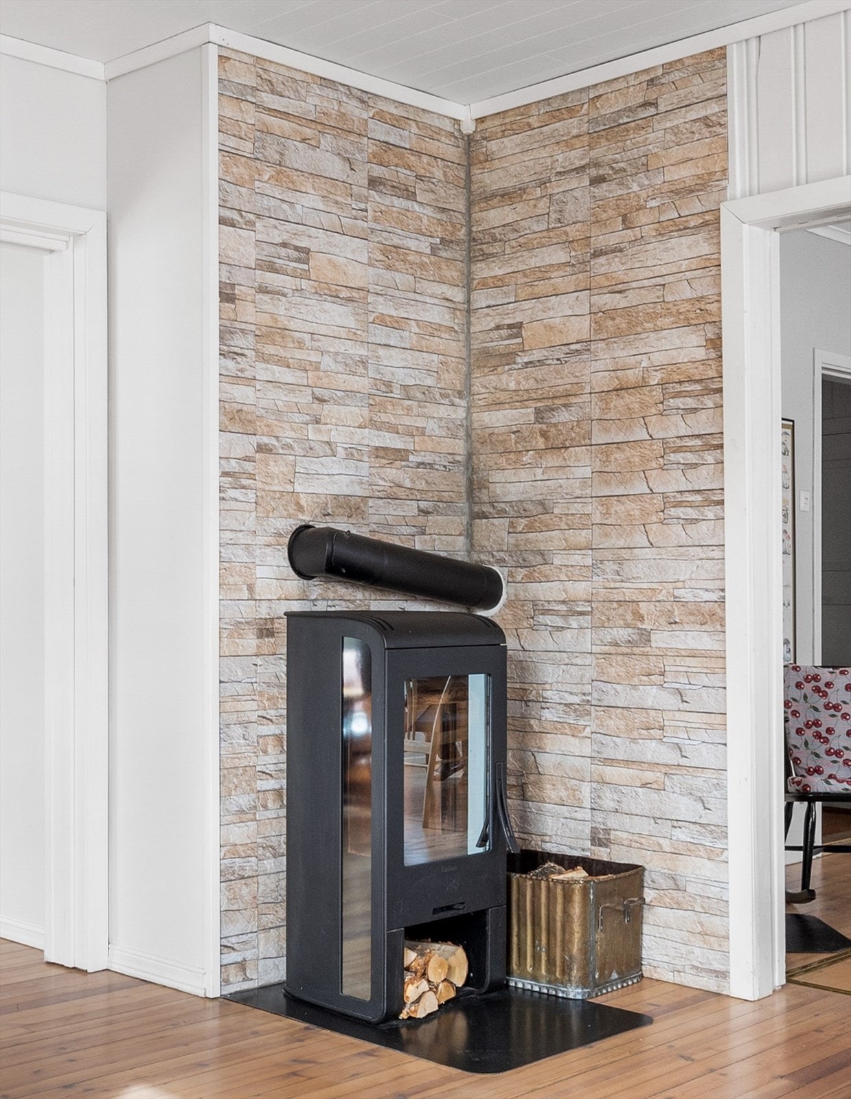 Peisovn i stuen Galleribilde