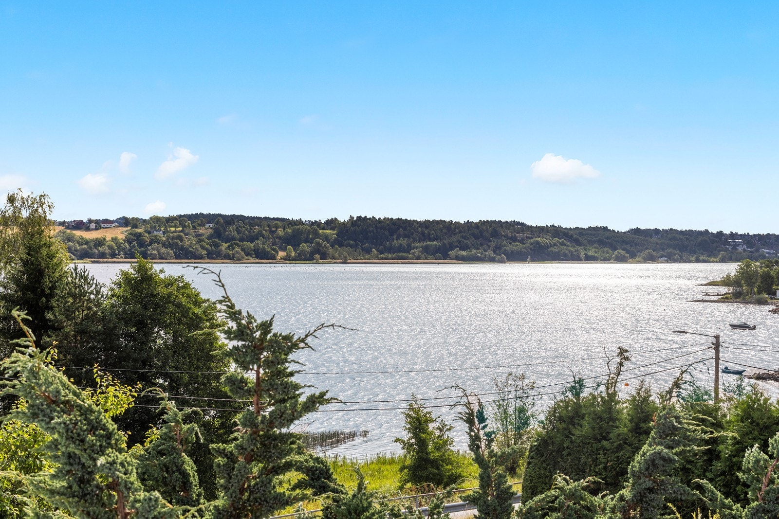 Fin utsikt mot Visterflo. Galleribilde