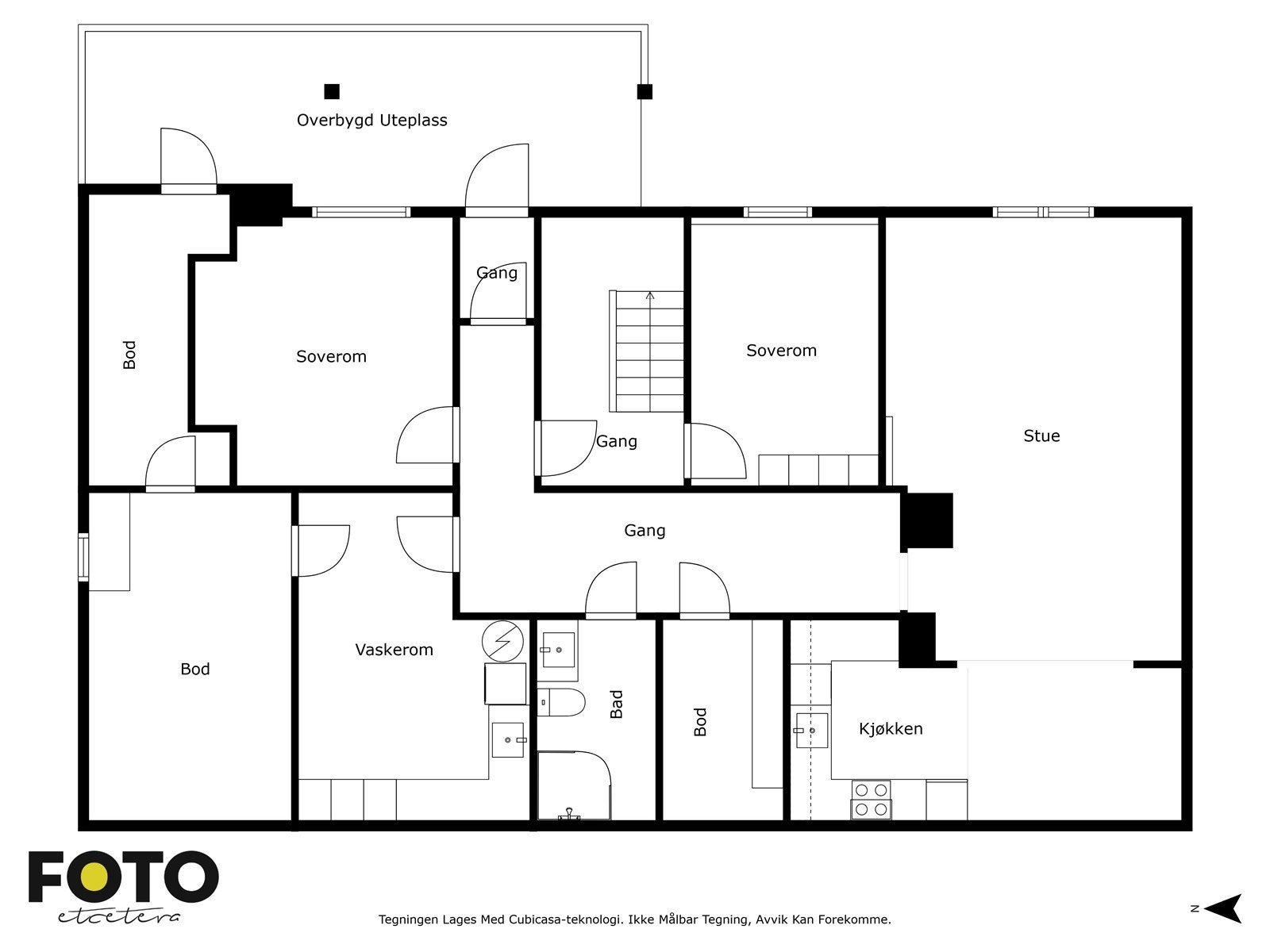 Veiledende planskisse underetasje. Ikke målbar. Galleribilde