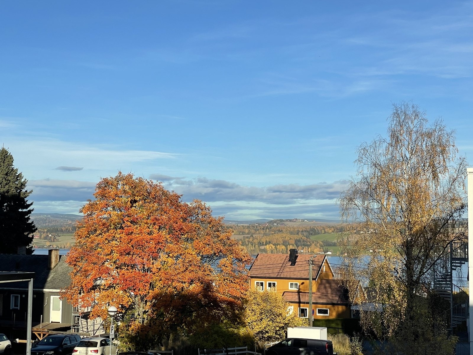 Utsikt mot Mjøsa. Privat bilde. Galleribilde