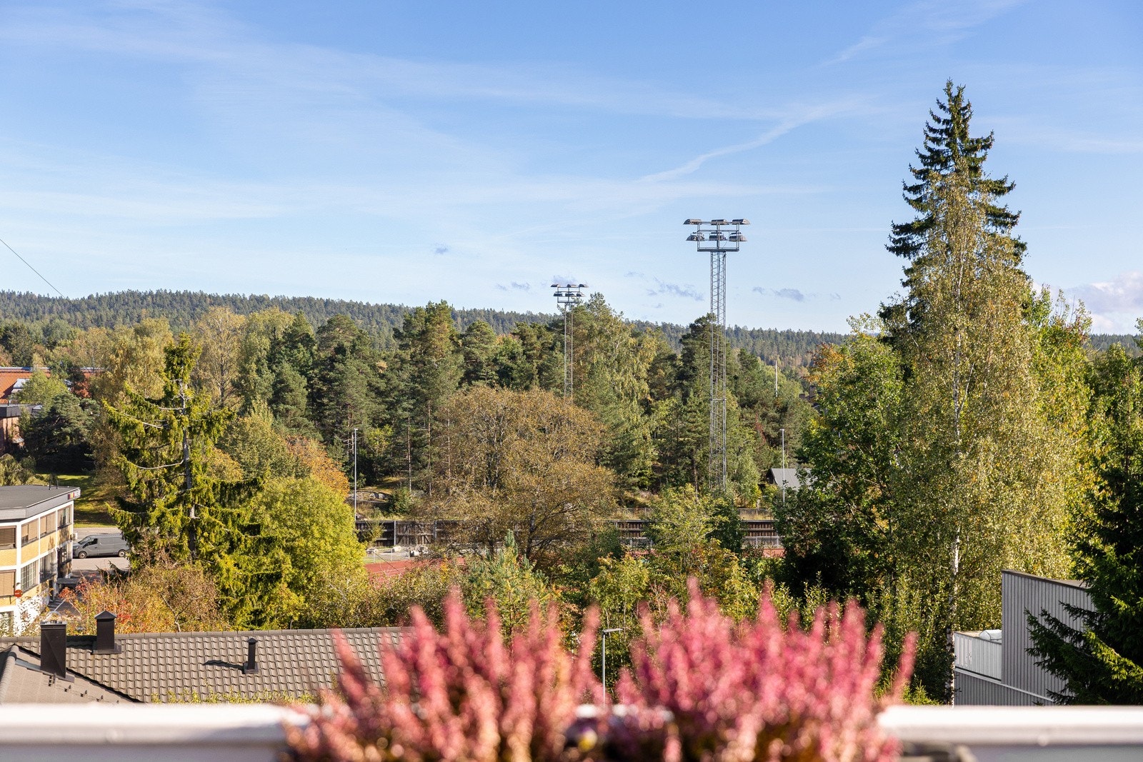 Utsikt fra altanen Galleribilde