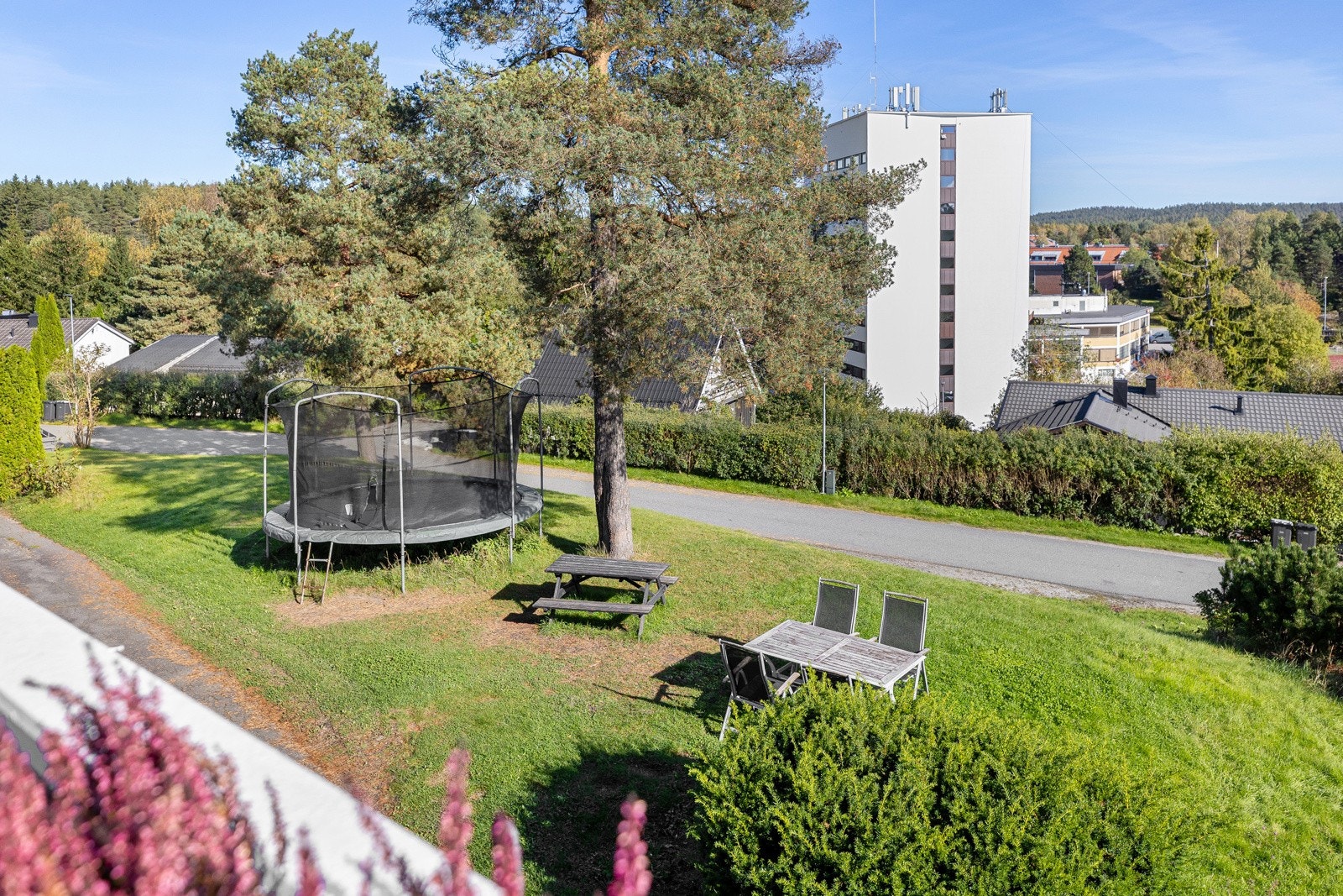 Utsikt fra altanen Galleribilde