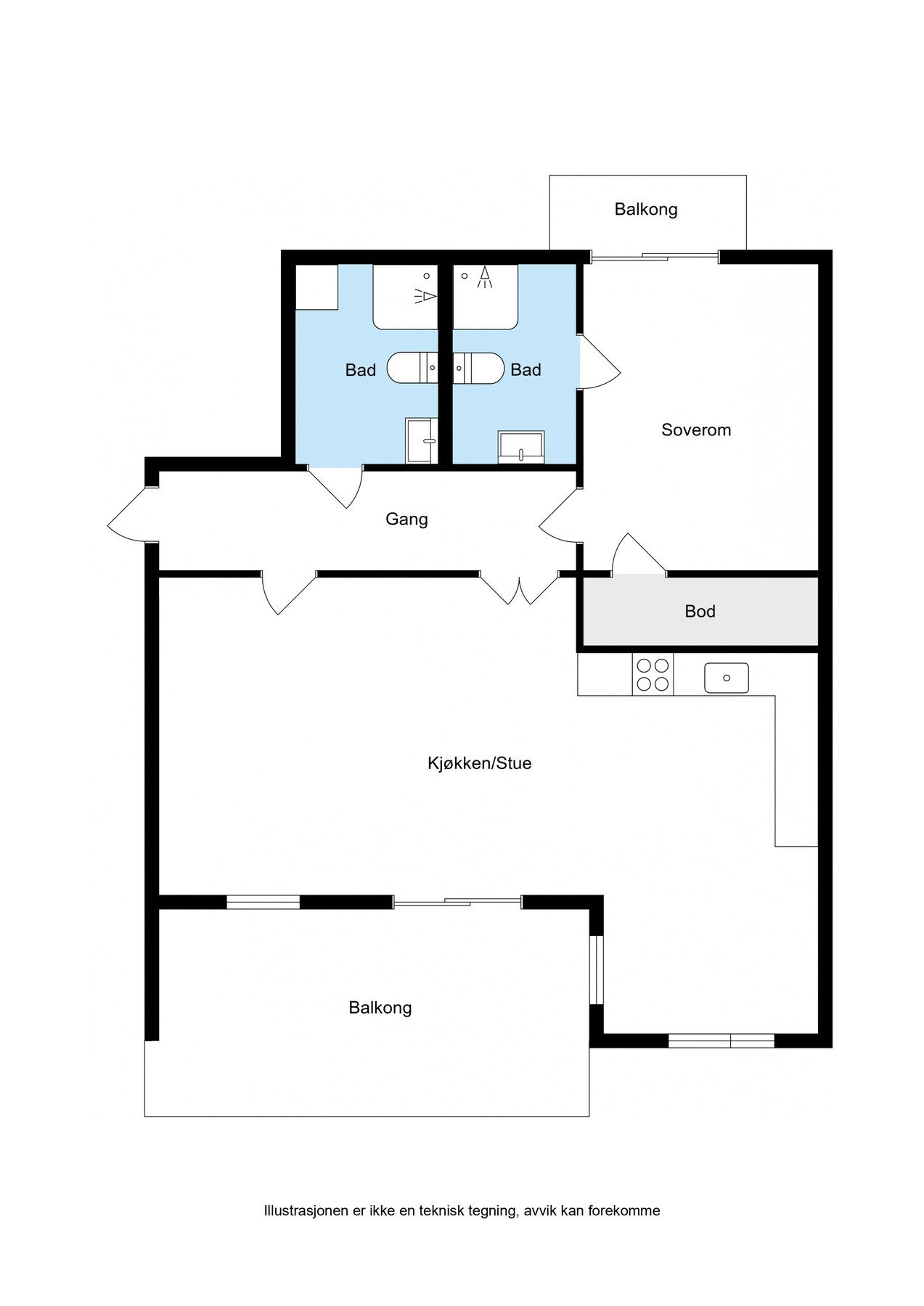 Plantegning - 2. Etasje Galleribilde