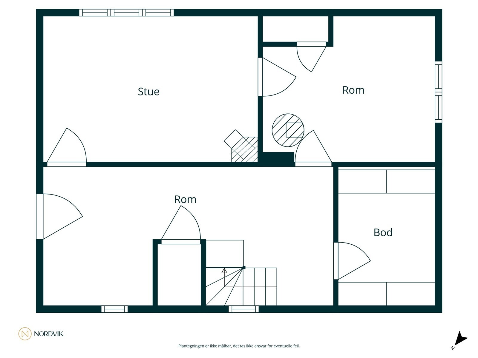 Plantegning kjeller Galleribilde