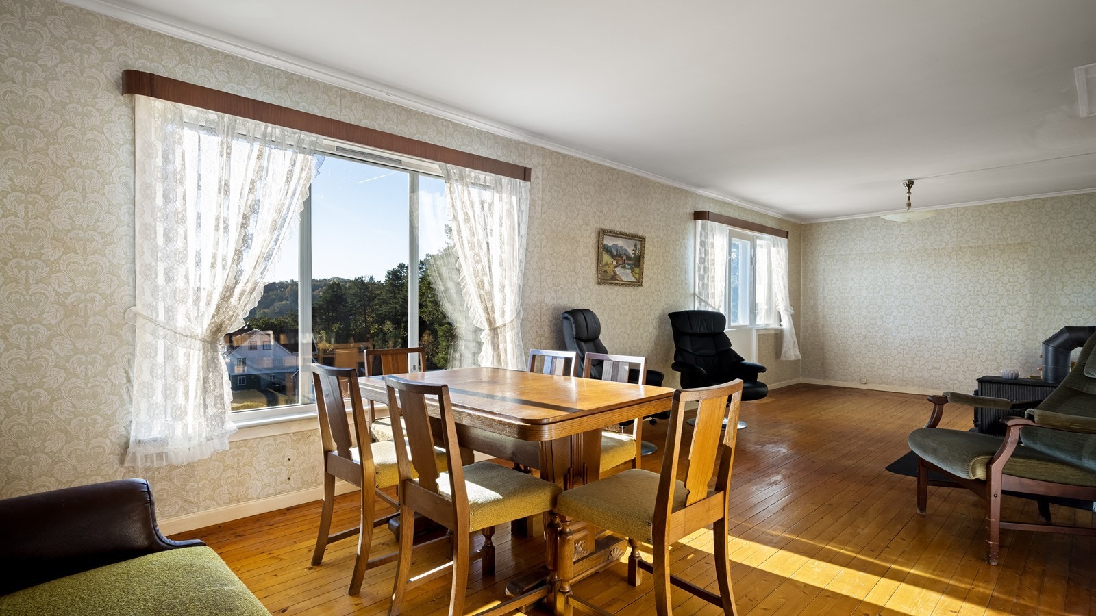 Vindusflatene sørger for gode naturlige lysforhold Galleribilde