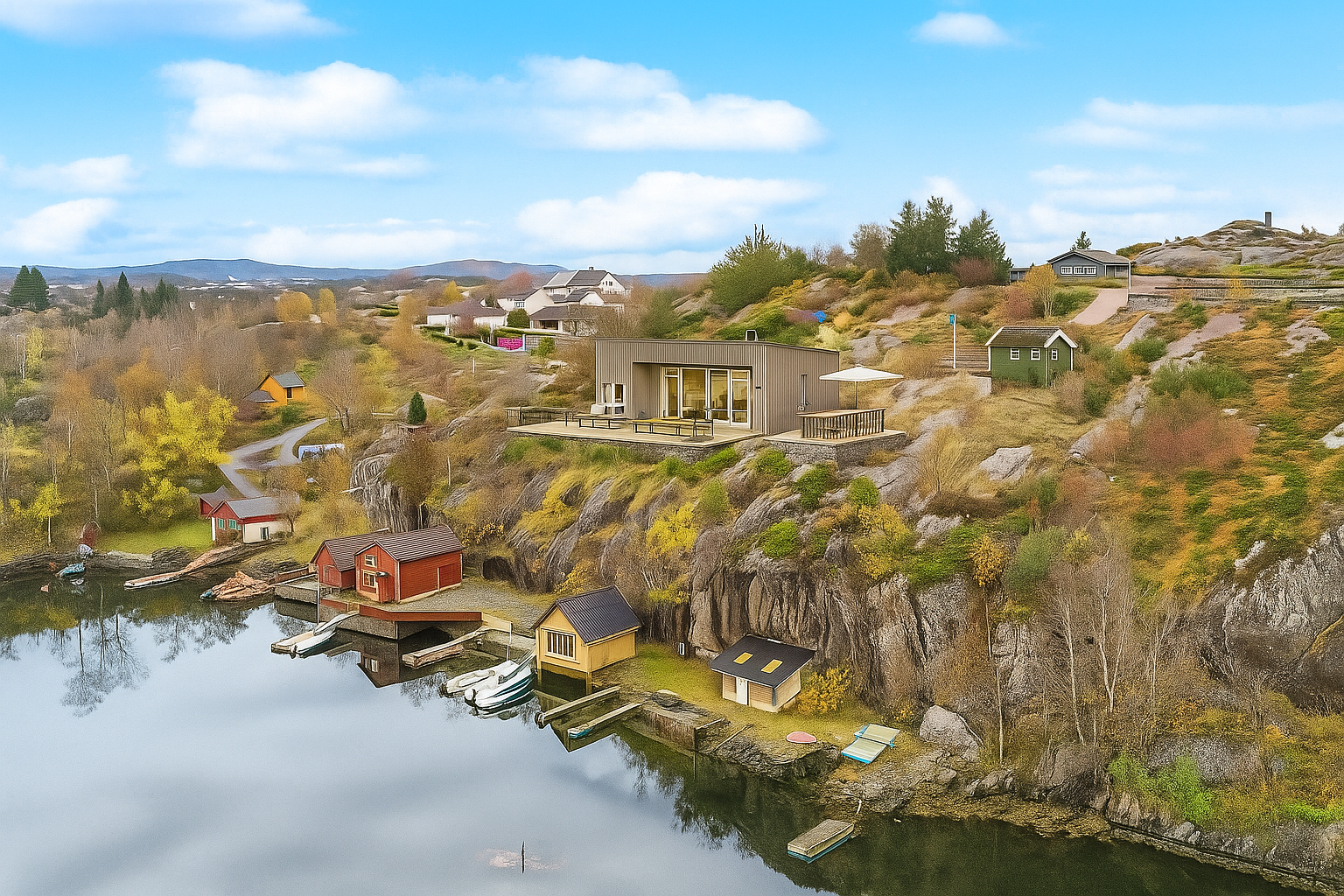 Illustrasjon av potensiell bolig Galleribilde