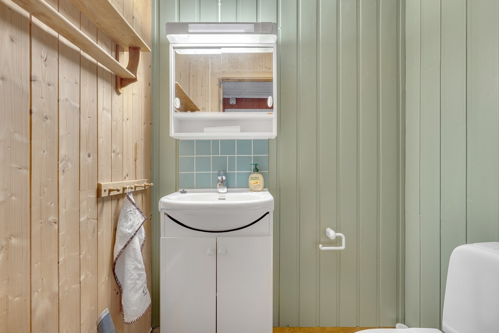 Praktisk WC-rom oppmålt til 1,5m² Galleribilde