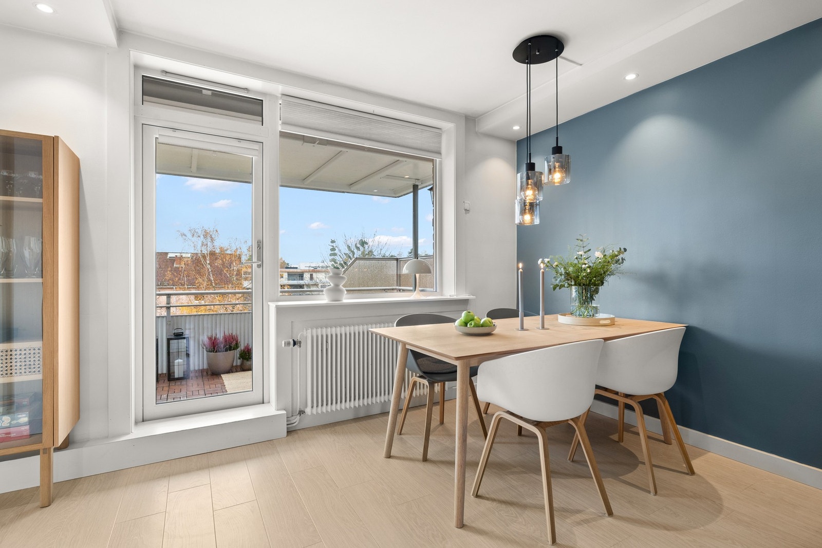 Veggoverflater i stue ble malt i 2020. Galleribilde