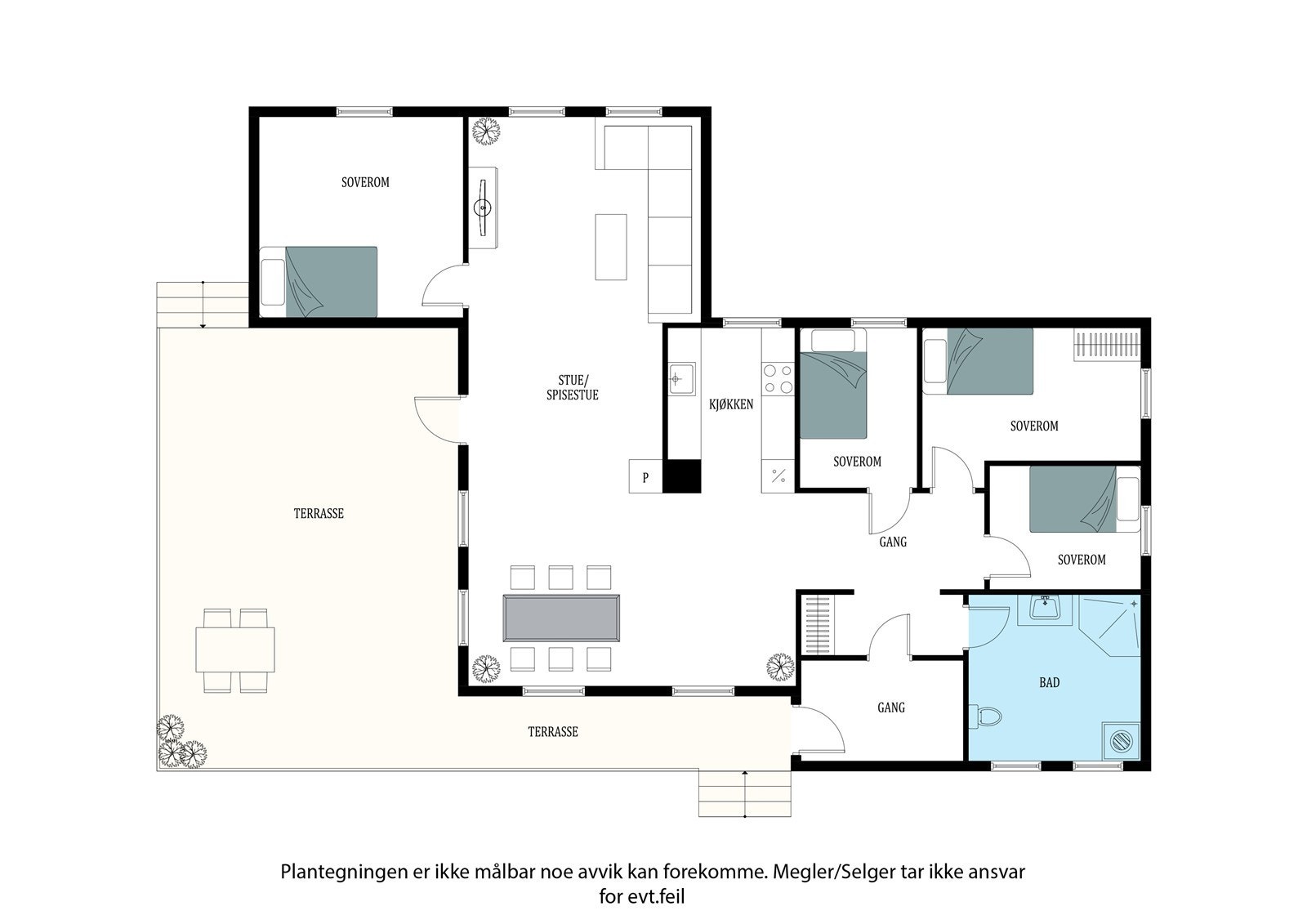 Plantegning Galleribilde