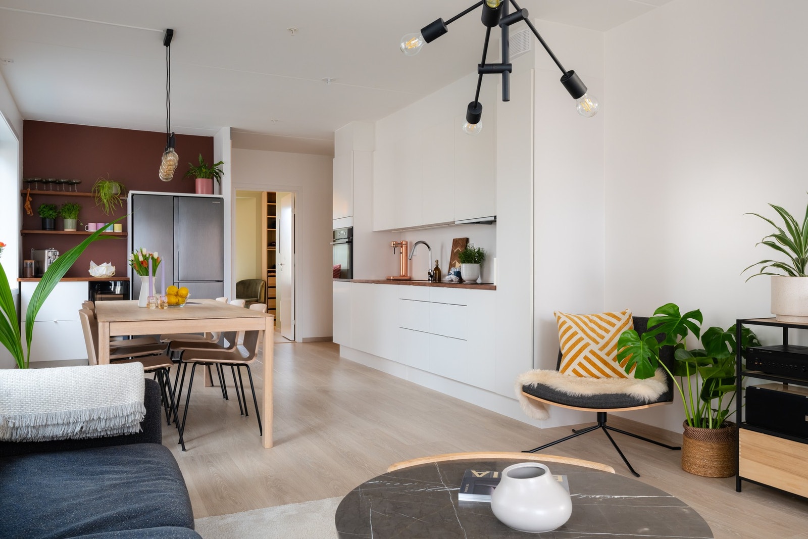 Leiligheten er gitt energiklasse B - det kvalifiserer til grønt boliglån i flere banker. Galleribilde