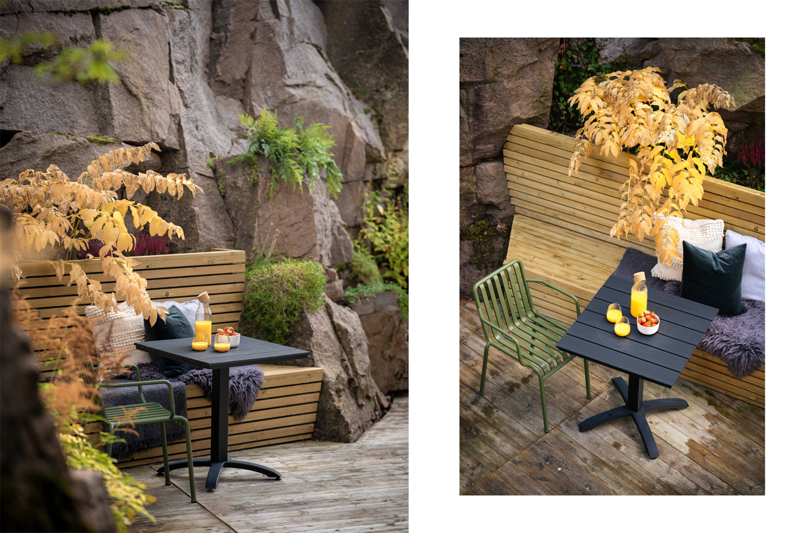 Plantekasser og god avskjerming mot naboer. Galleribilde