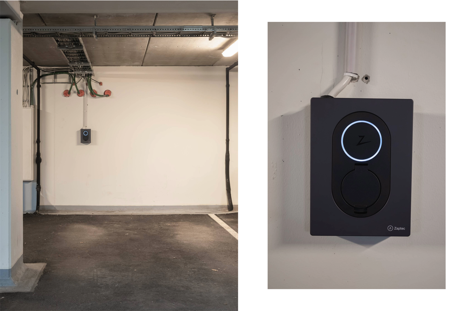 Boligen disponerer egen garasjeplass med elbillader. Galleribilde