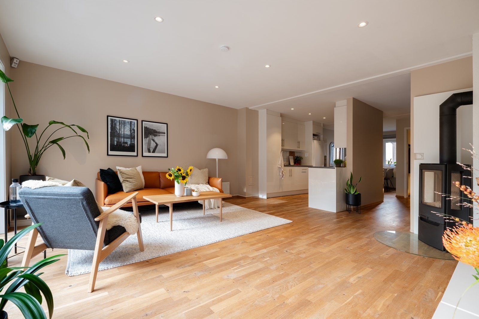 Bredbånd og TV fra Telenor er inkludert i felleskostnadene. Galleribilde