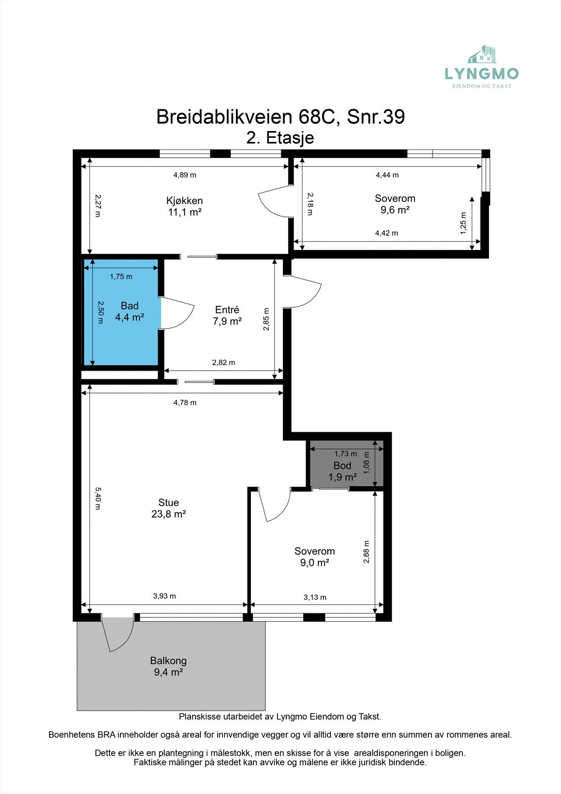 Planskisse Galleribilde