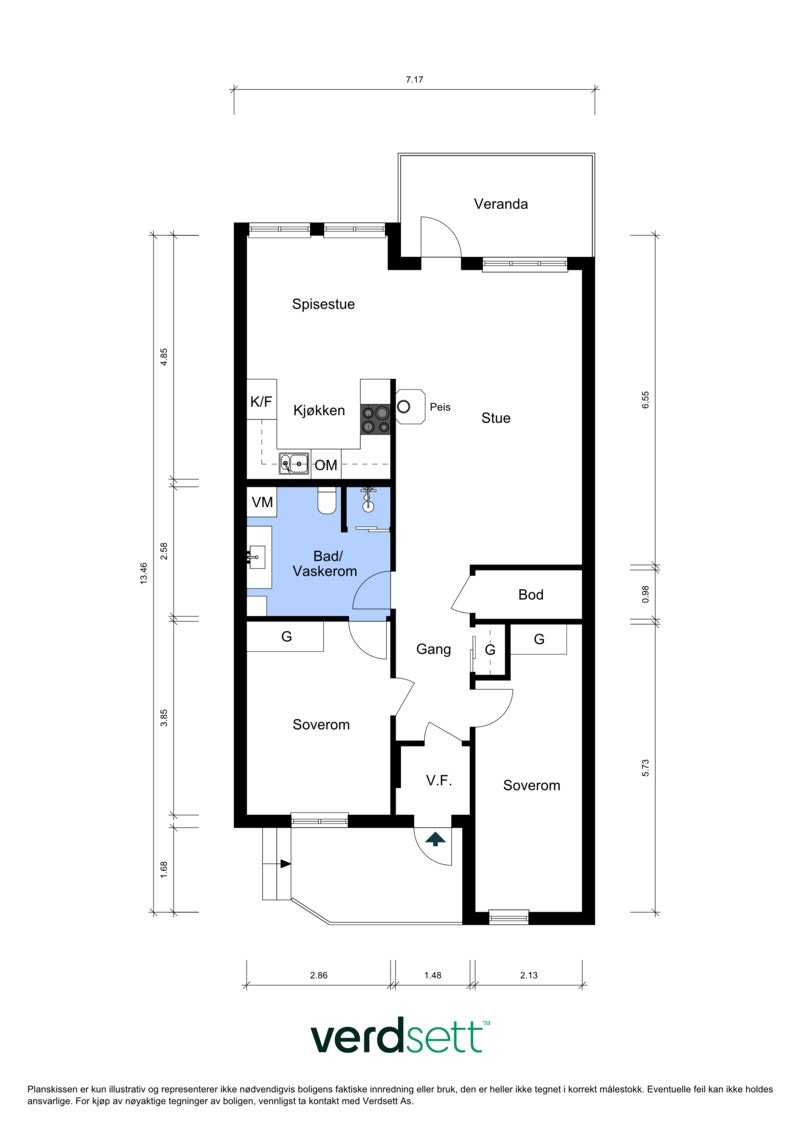 - Plantegning - Galleribilde