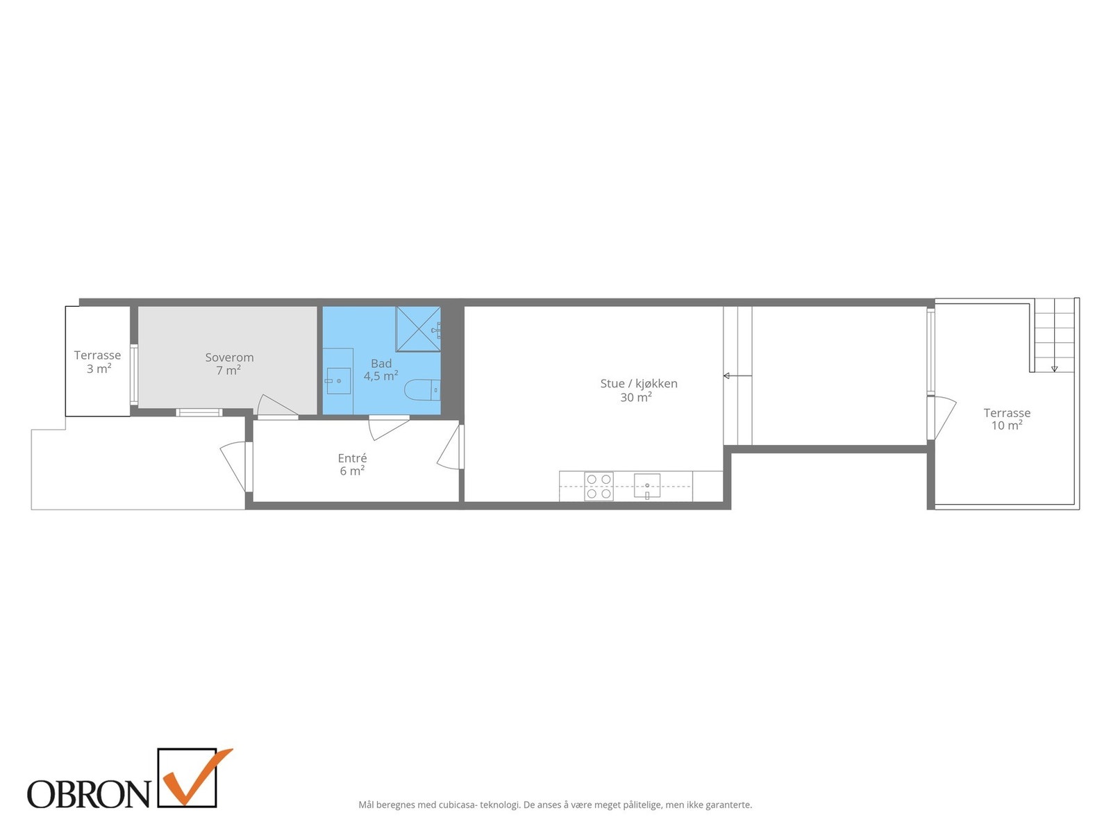 Planskisse 1. etasje. Galleribilde