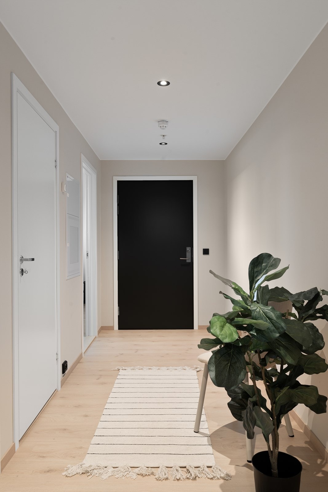 Pen entré/gang med god plass til å henge fra seg både klær og sko. Galleribilde