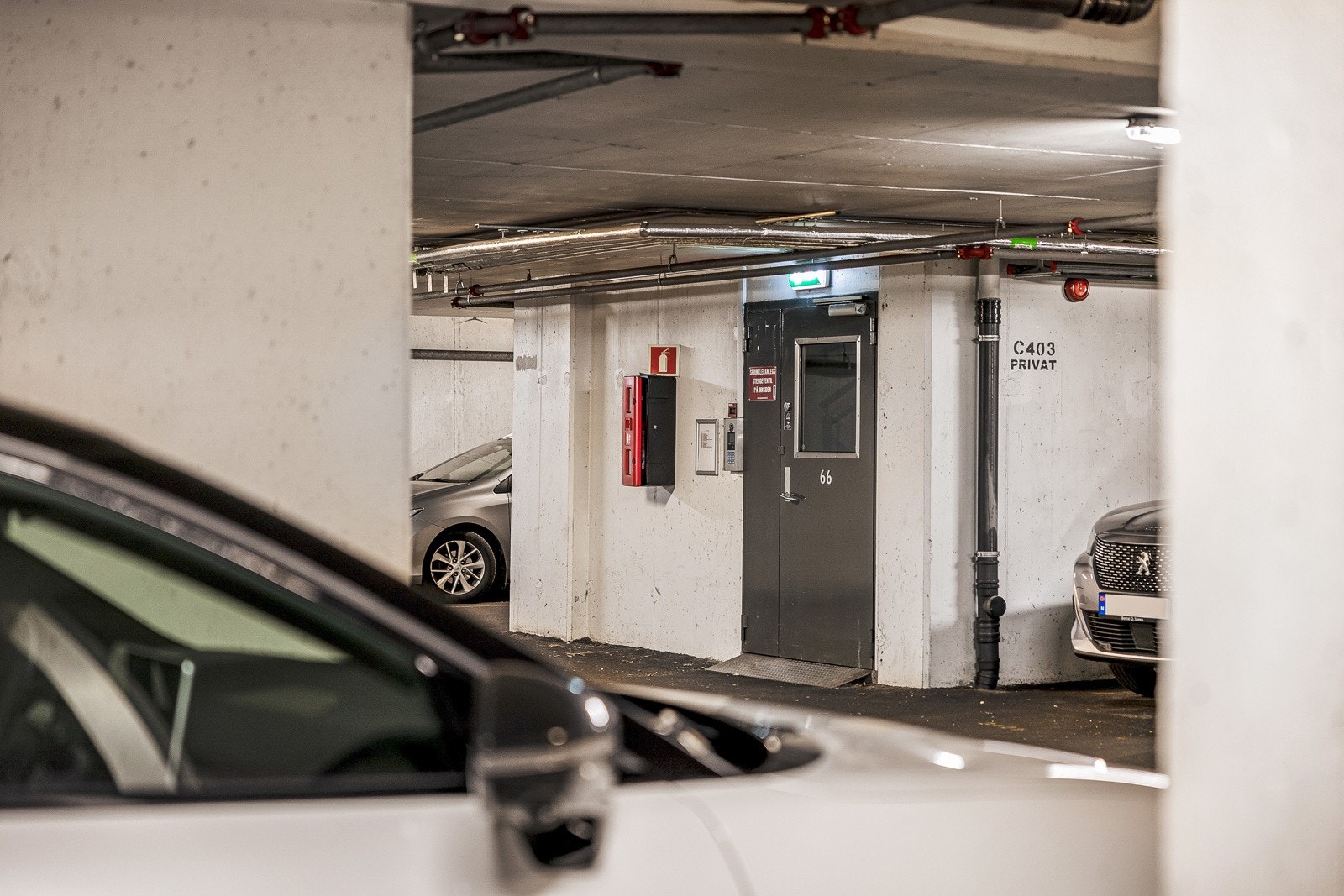 Herfra kan man ta heisen rett opp. Galleribilde