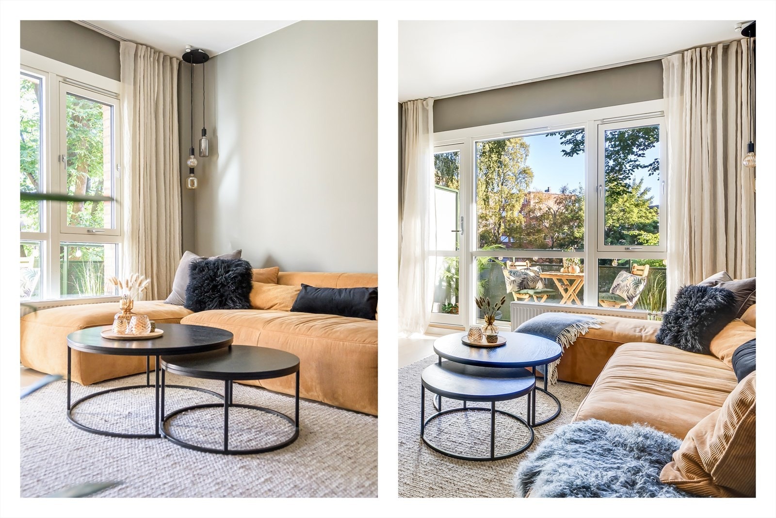 Lyst og og trivelig med store vindusflater Galleribilde