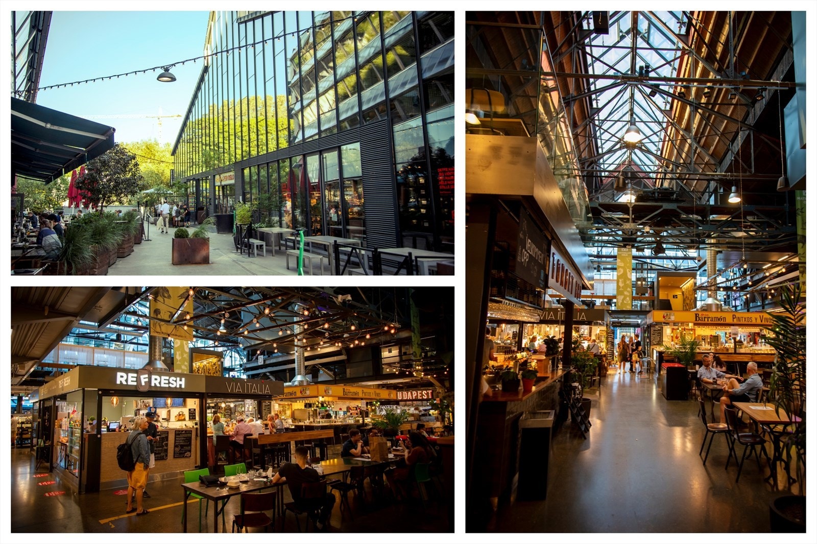 Vulkan og mathallen med fantastisk utvalg innen råvarer, spisesteder og kultur/uteliv Galleribilde