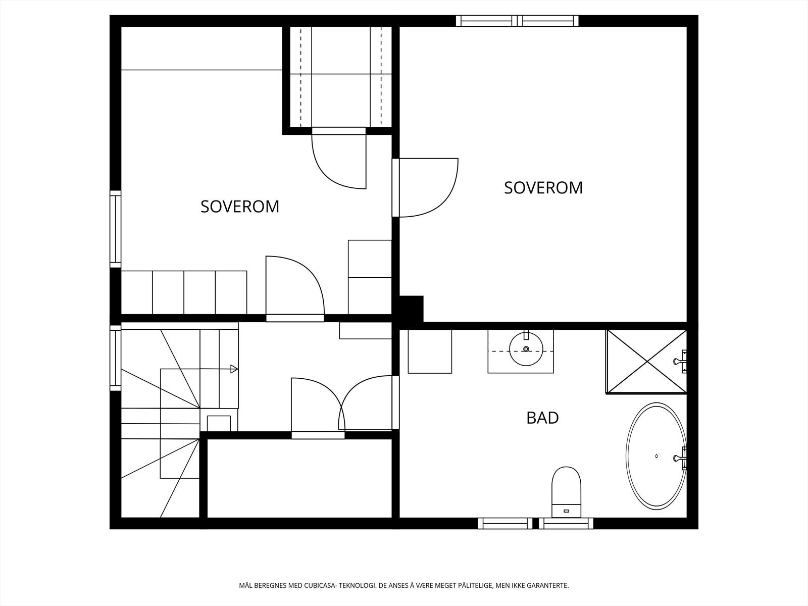 Plantegning 2. etasje Galleribilde