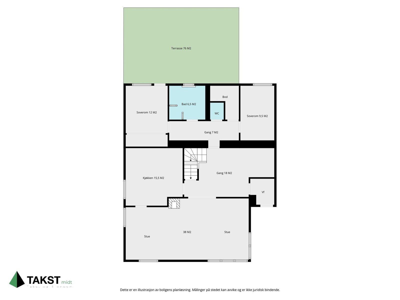 Planskisse 1. Etasje Galleribilde