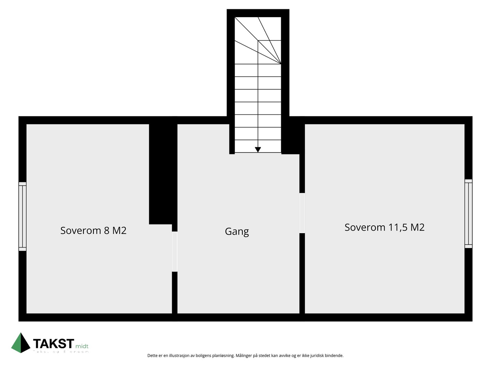 planskisse overetasje. Galleribilde