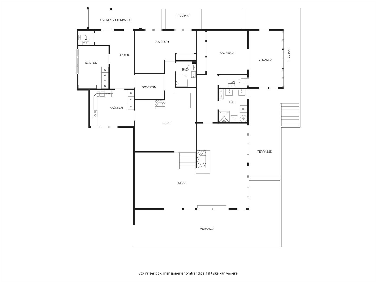 Plantegning Galleribilde