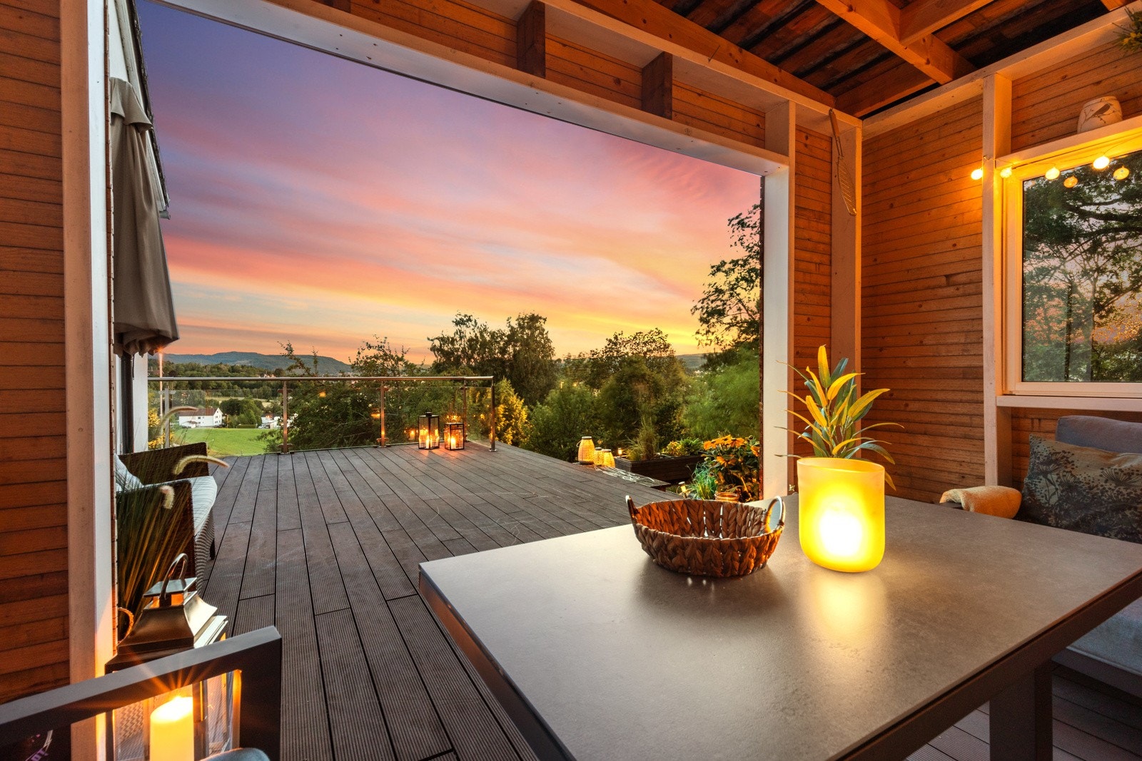 Utsikt fra utestuen Galleribilde