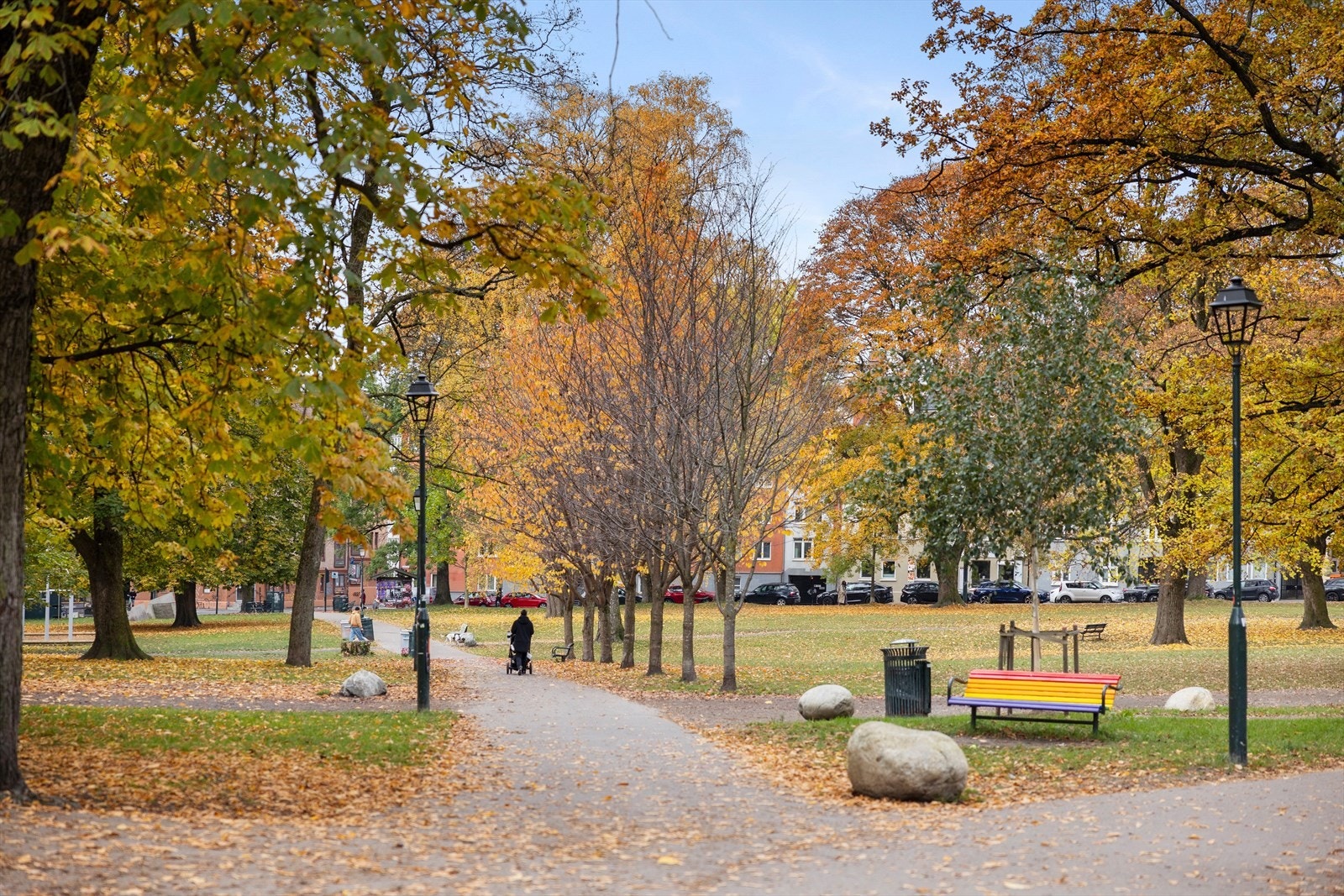 Sofienbergparken - nabolagets grønne stue. Perfekt for piknik, ballspill og late sommerdager, bare en kort rusletur fra leiligheten. Galleribilde