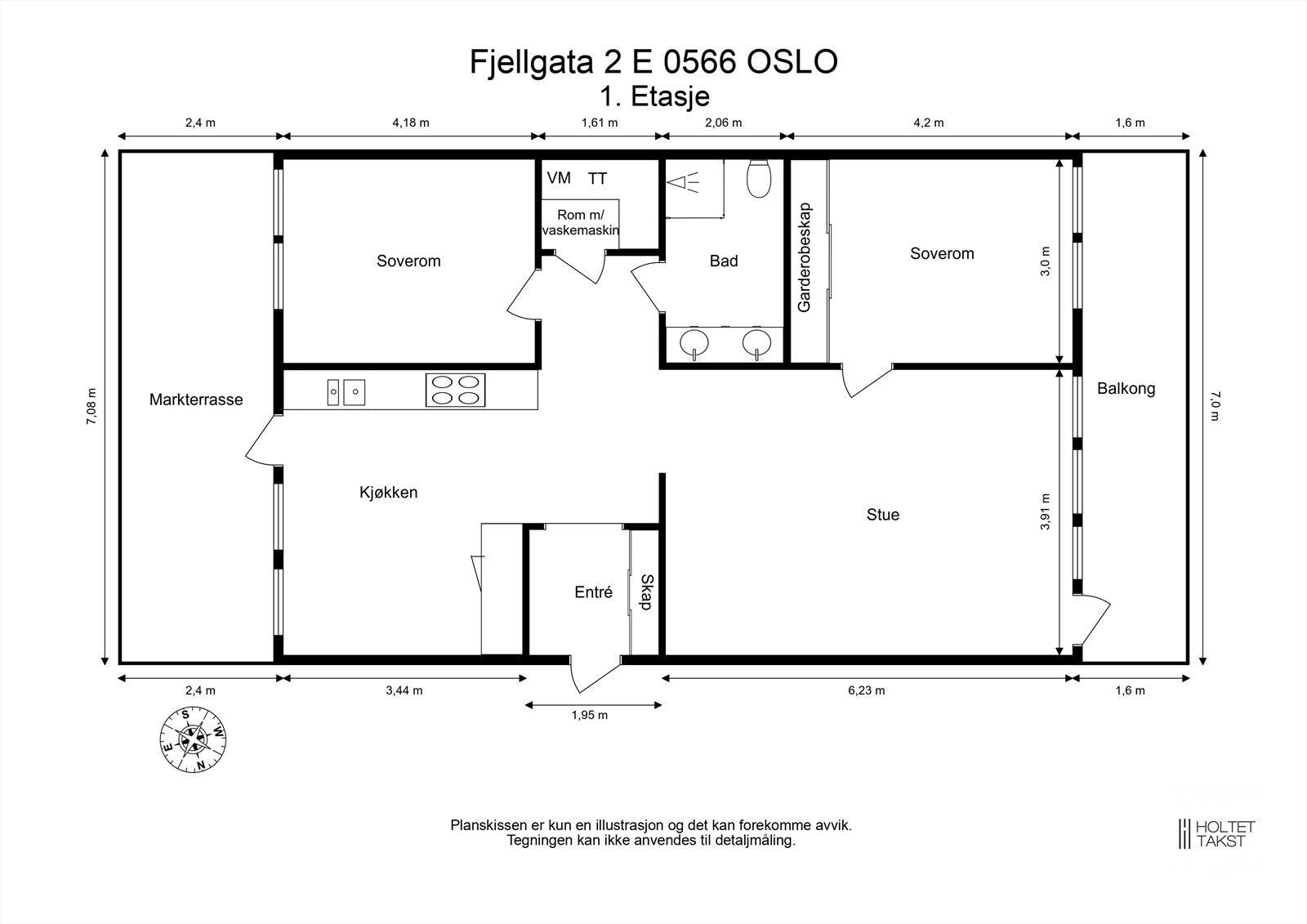 Planskisse. Galleribilde